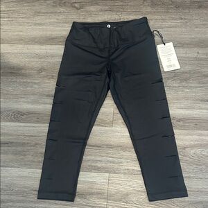 Black Women's Cutout Leggings - Athletic High-Waist